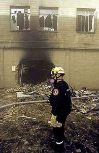 Pentagon Wall: C-Ring Penetrated with Missile, 2001 