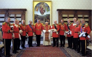 Pope Benedict XVI with his Sovereign Military Order of Malta, Rome, 2010 